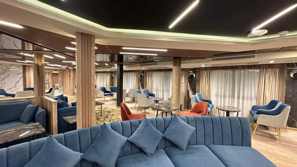 Lounge aboard the Royal Elite Nile cruise